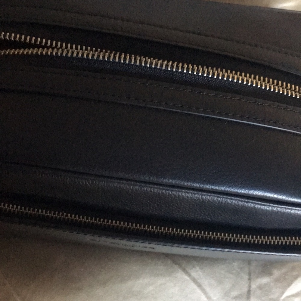 Coach Black Leather Travel Bag - Picture 4 of 5